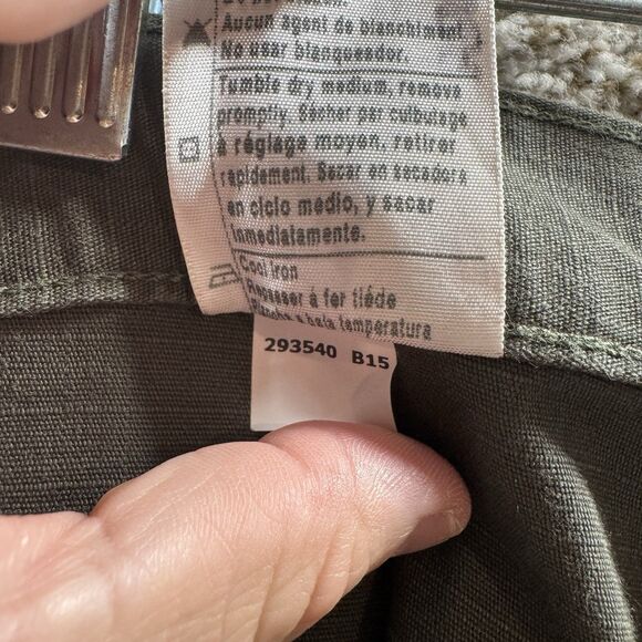 Carhartt Pants Mens 40x30 Green IRR Rip Stop Double Knee Cargo Pockets Cotton - Picture 9 of 10